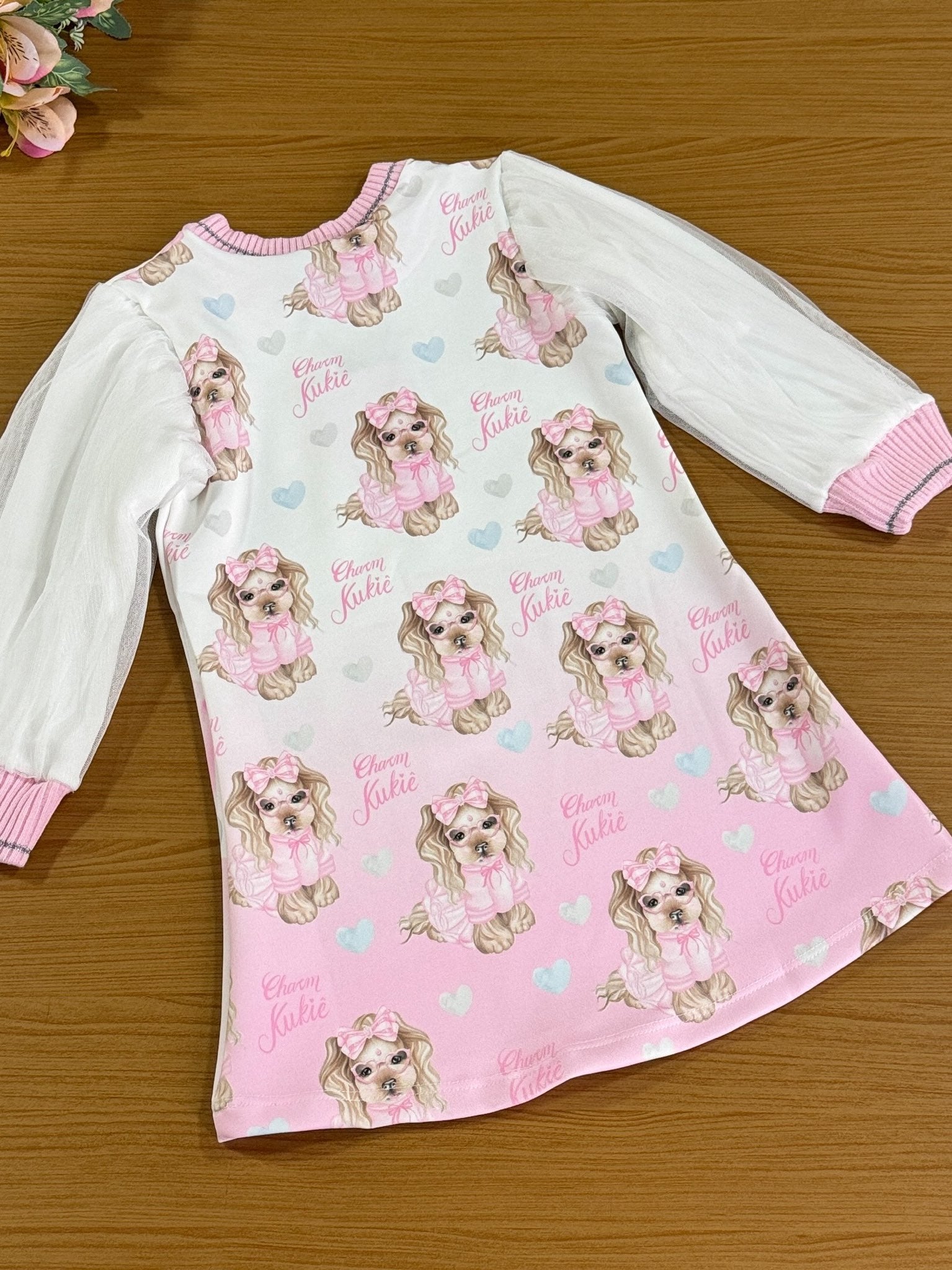 Vestido Infantil Kukie Inverno Cachorrinha
