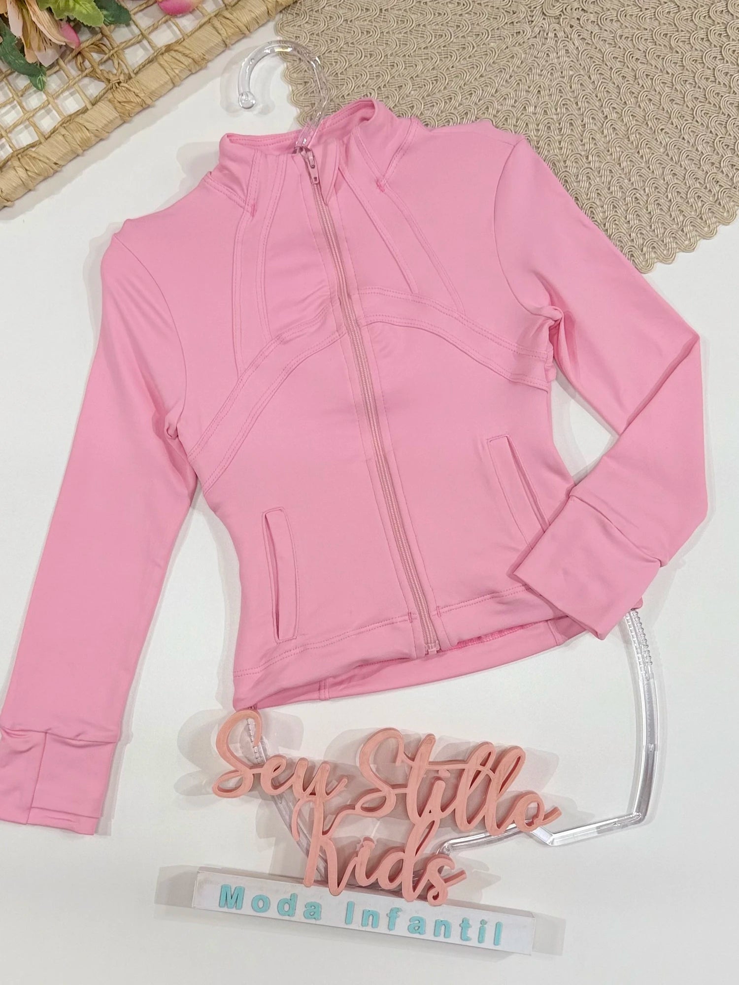 Jaqueta Infantil Siri Kids Sport Malu Rosa 42661