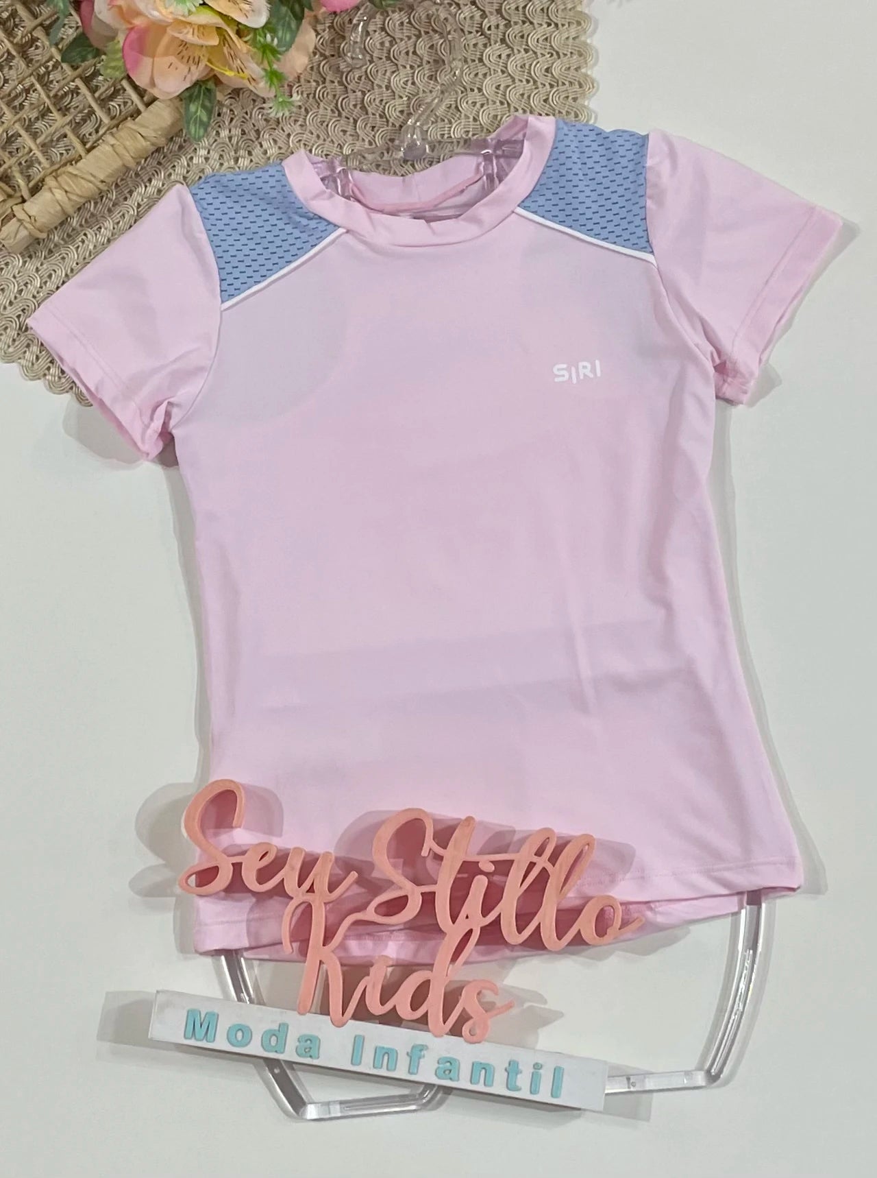 Blusa Infantil Siri Kids Sports Laila Rec Rosa 42643