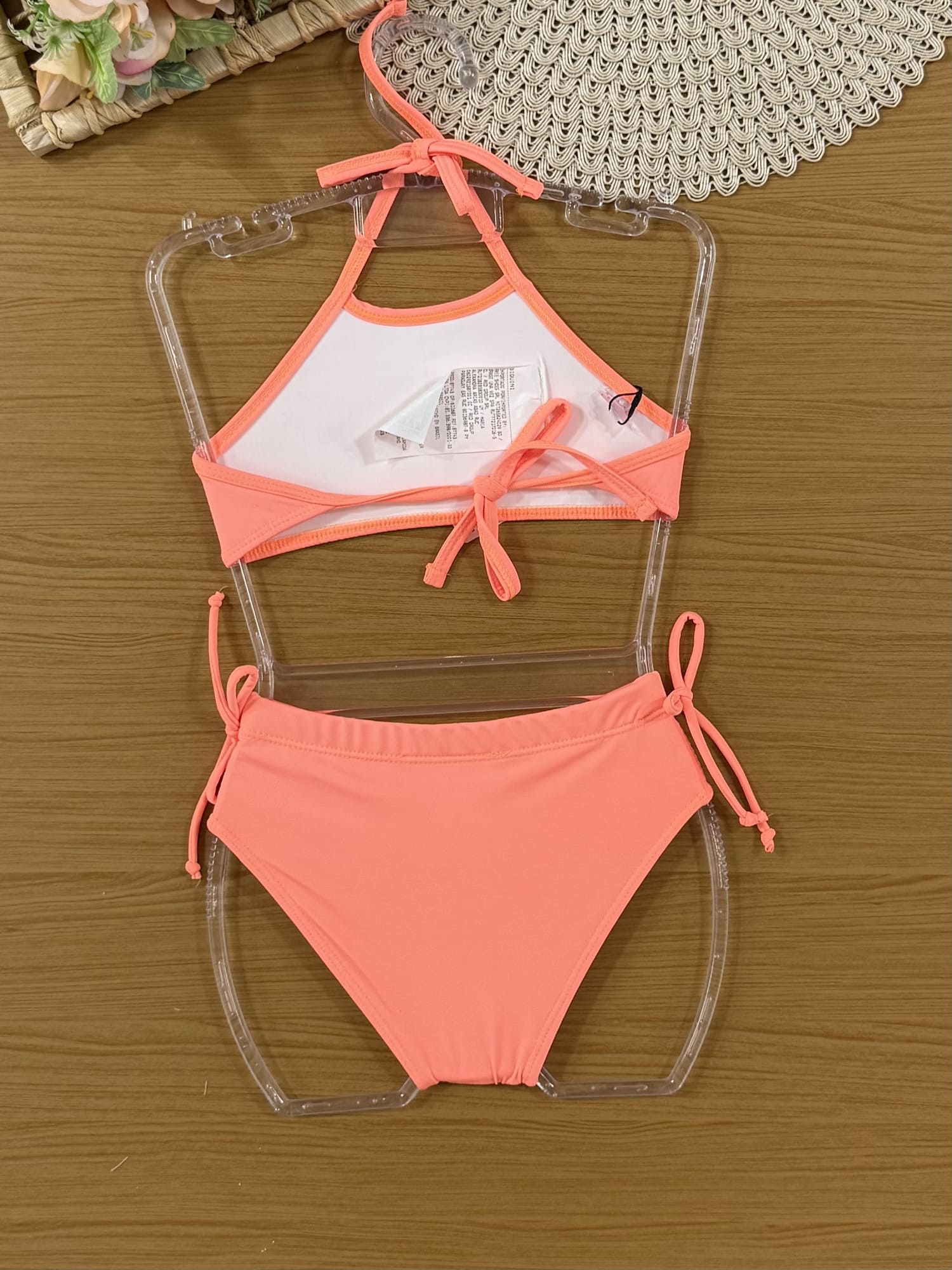 Biquíni Infantil Kukiê Verão Laranja