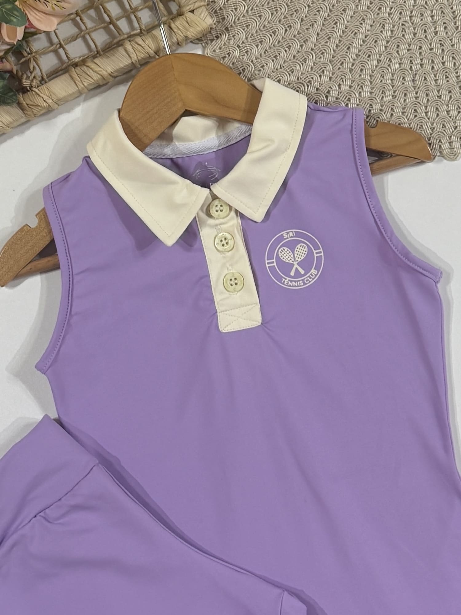Vestido Infantil Siri Kids Sport Malu Lilás 41790