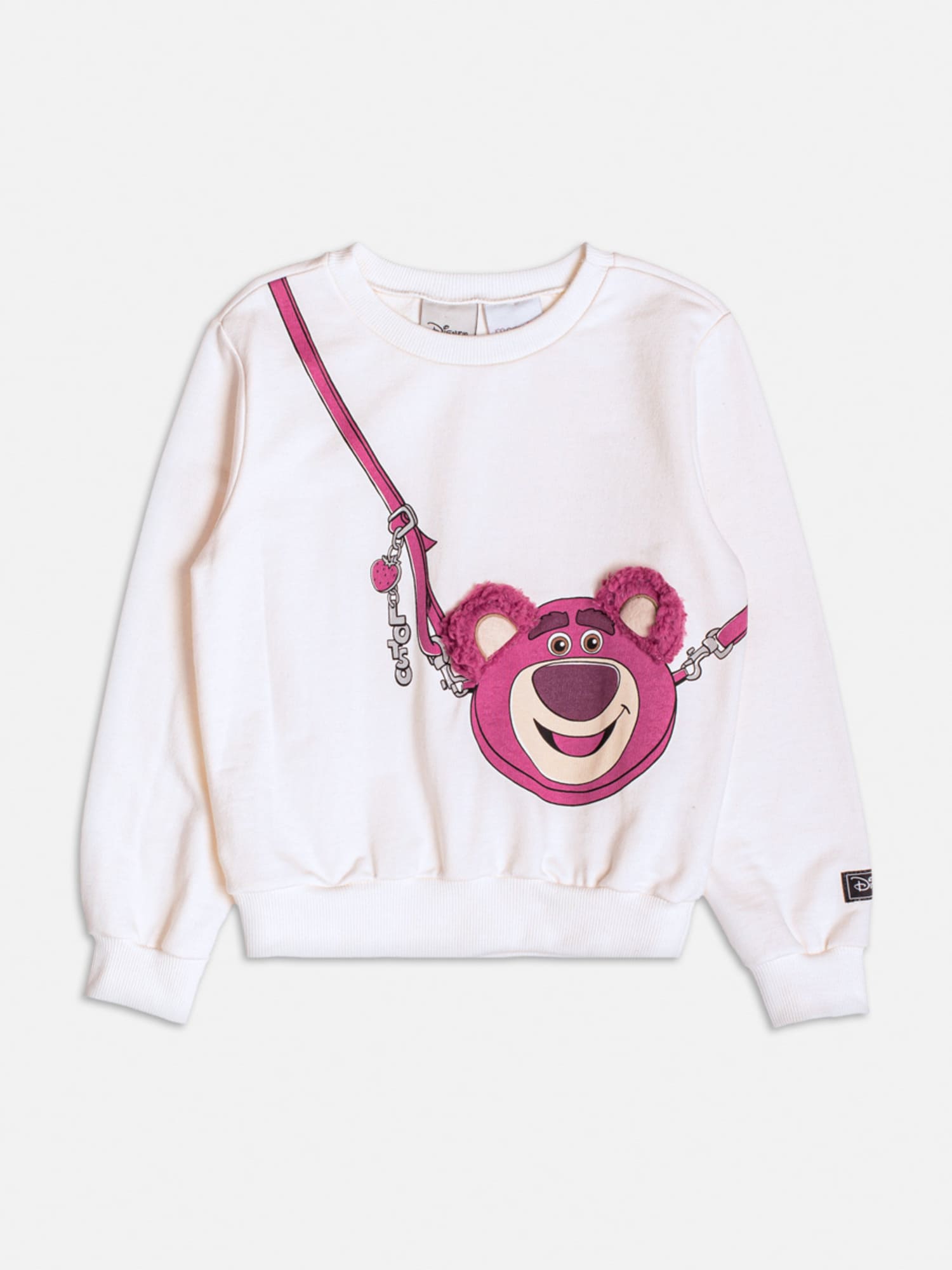 Casaco Infantil Momi Inverno Branco Lotso Disney