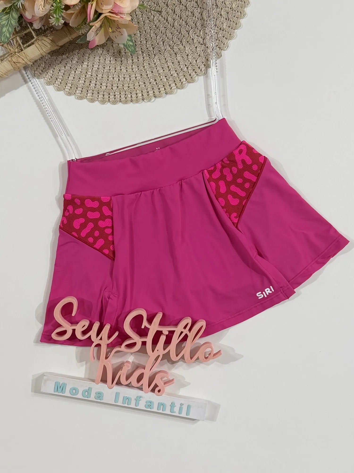 Saia infantil Siri Kids Sport Carol Oncinha Pink 42603