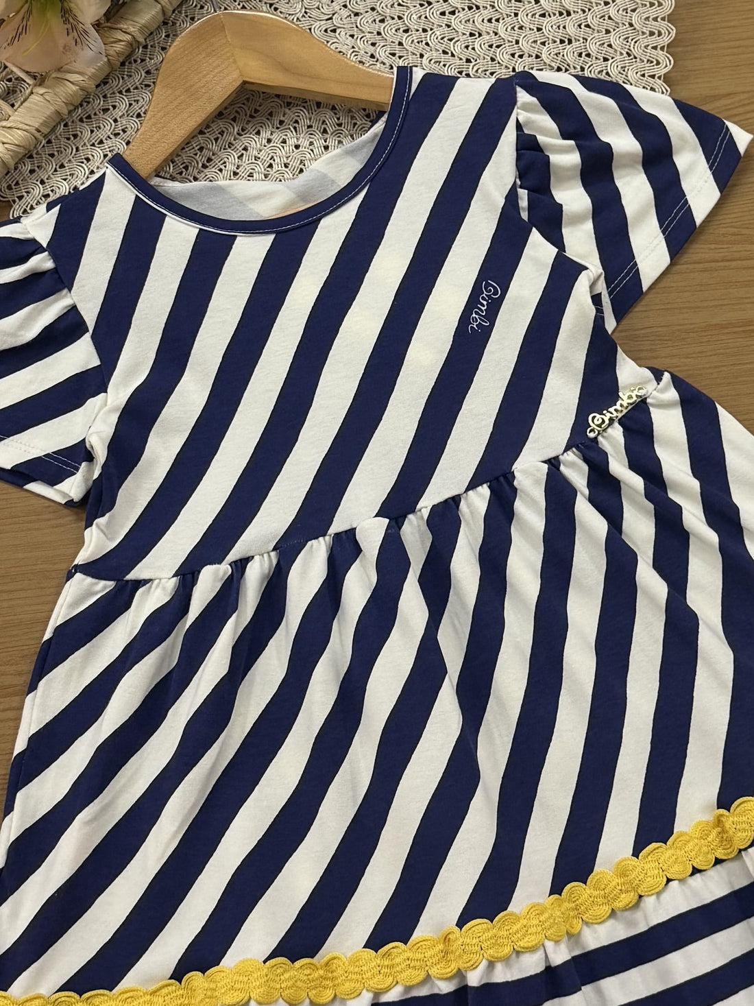 Vestido Infantil Bimbi Verão Listrado
