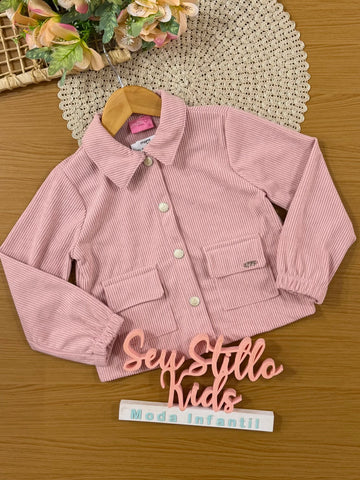 Jaqueta Infantil Momi Inverno Rosa