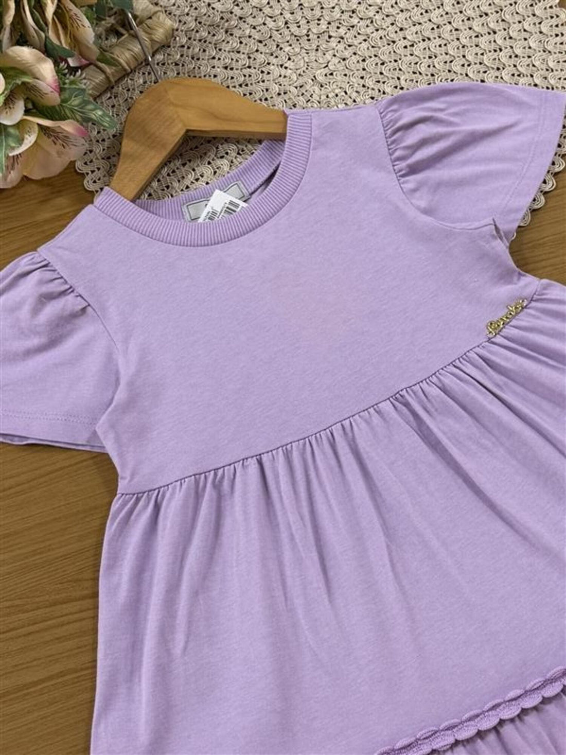 Vestido Infantil Bimbi Verão Lilás