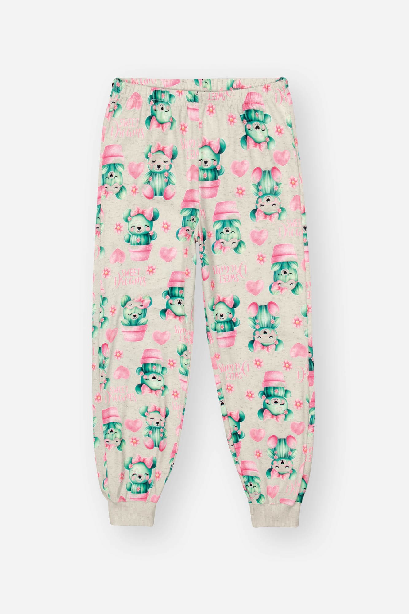 Pijama Infantil Cinti Inverno Calça e Blusa Cactos