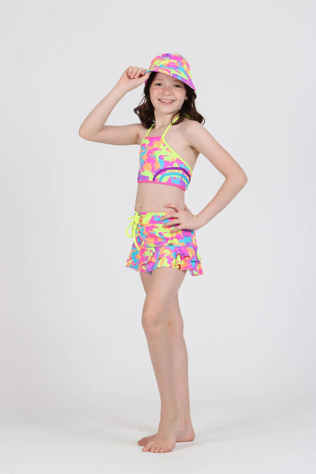 Shorts Saia Infantil Siri Kids Amanda Oceano 40211
