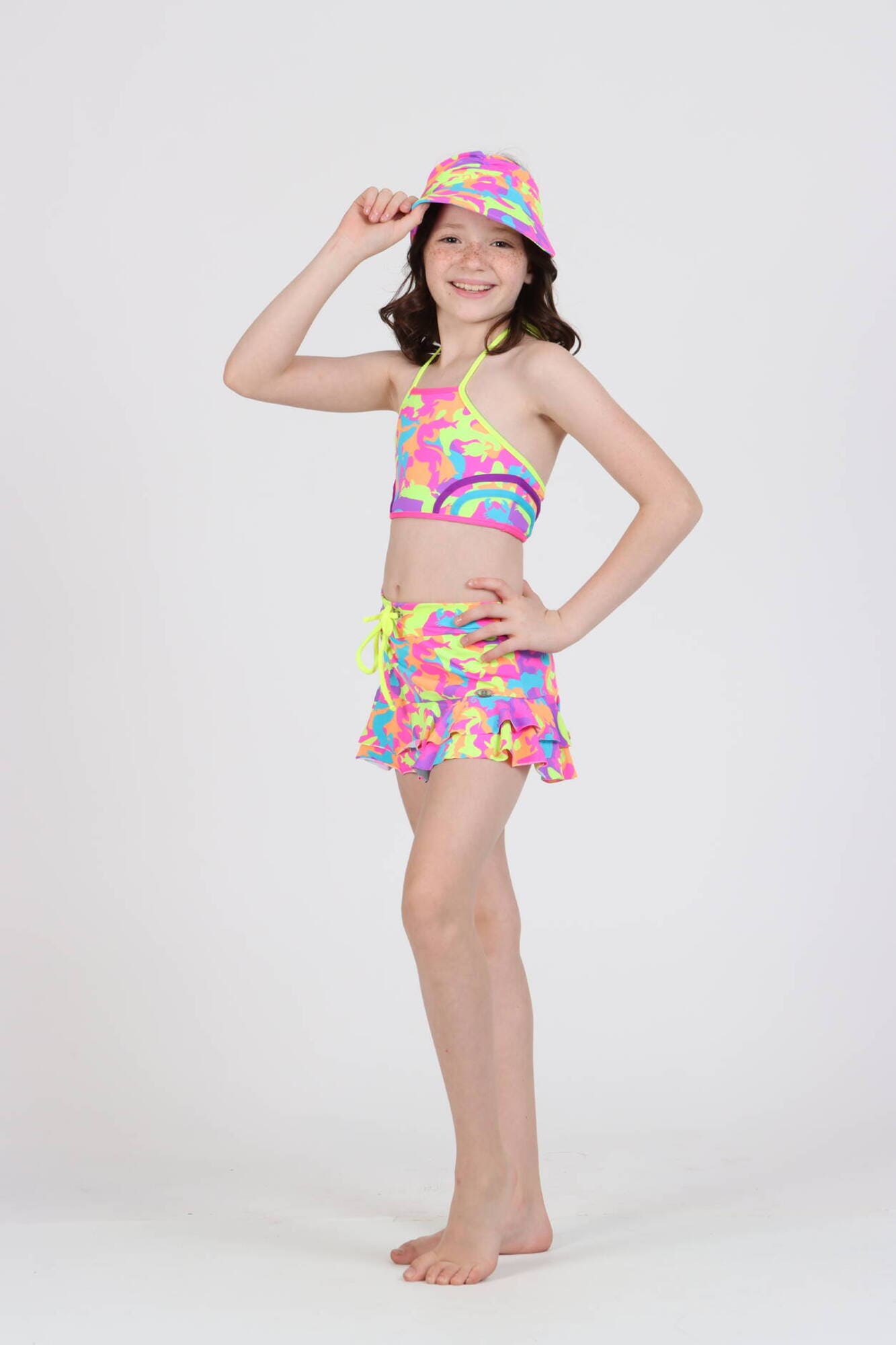 Shorts Saia Infantil Siri Kids Amanda Oceano 40211