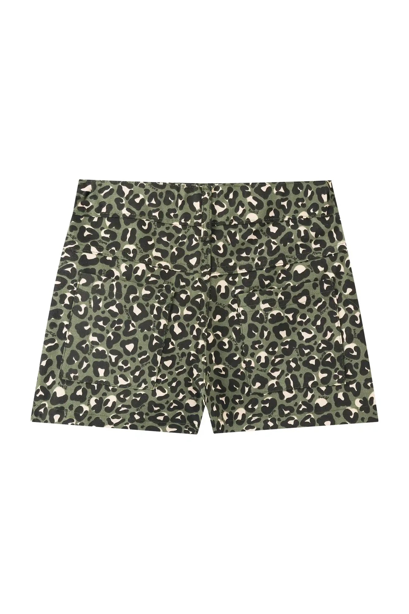 Conjunto Infantil Kukiê Inverno com Shorts Verde Camuflado e Blusa Manga Curta Usinha Safari