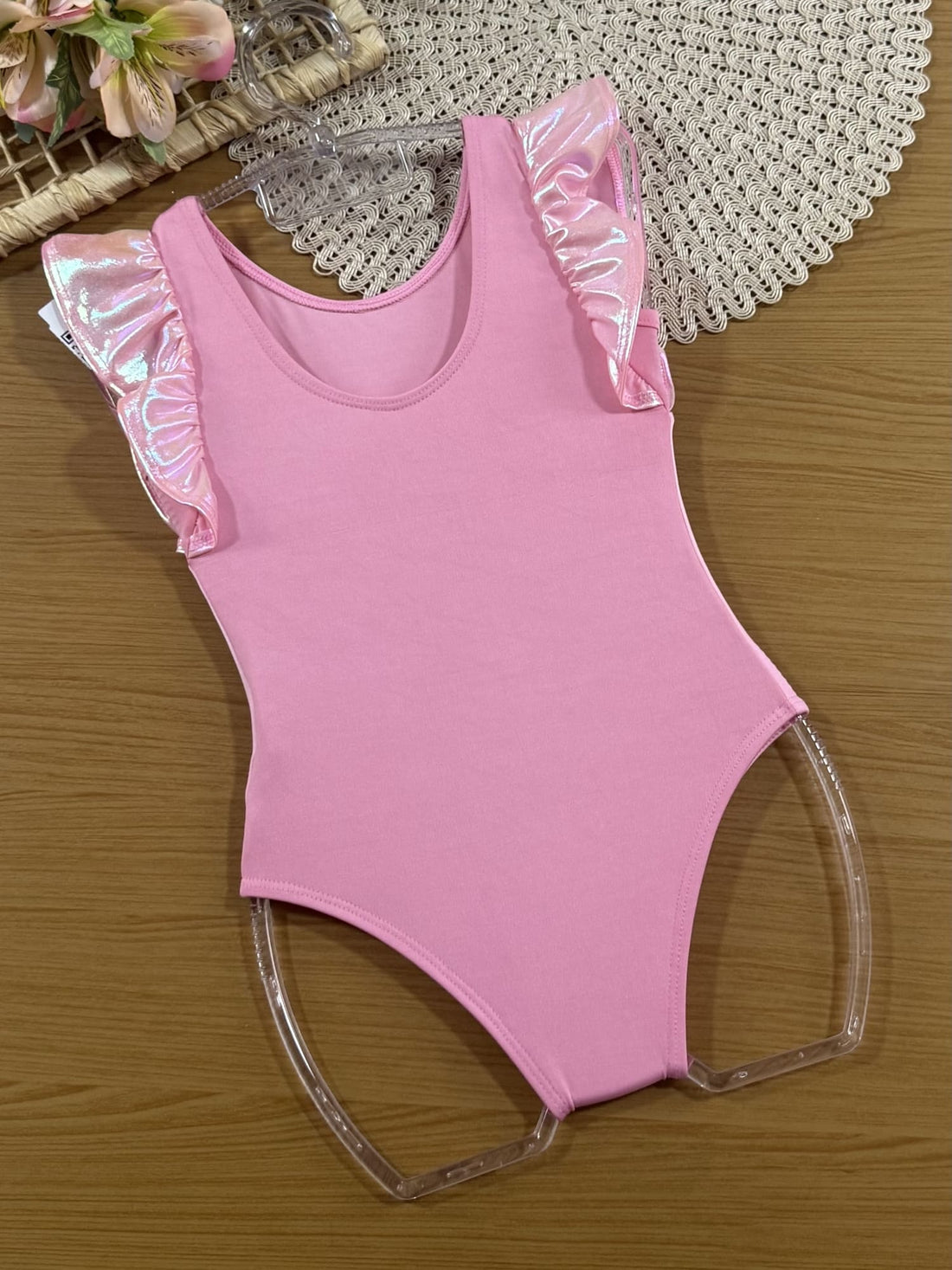 Maiô Infantil Cinti Verão Rosa Borboleta