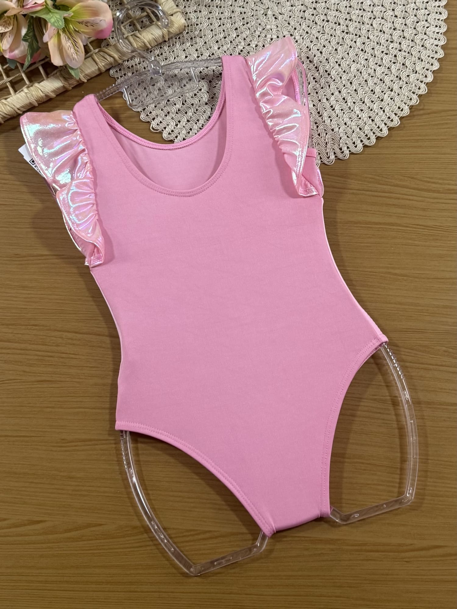 Maiô Infantil Cinti Verão Rosa Borboleta