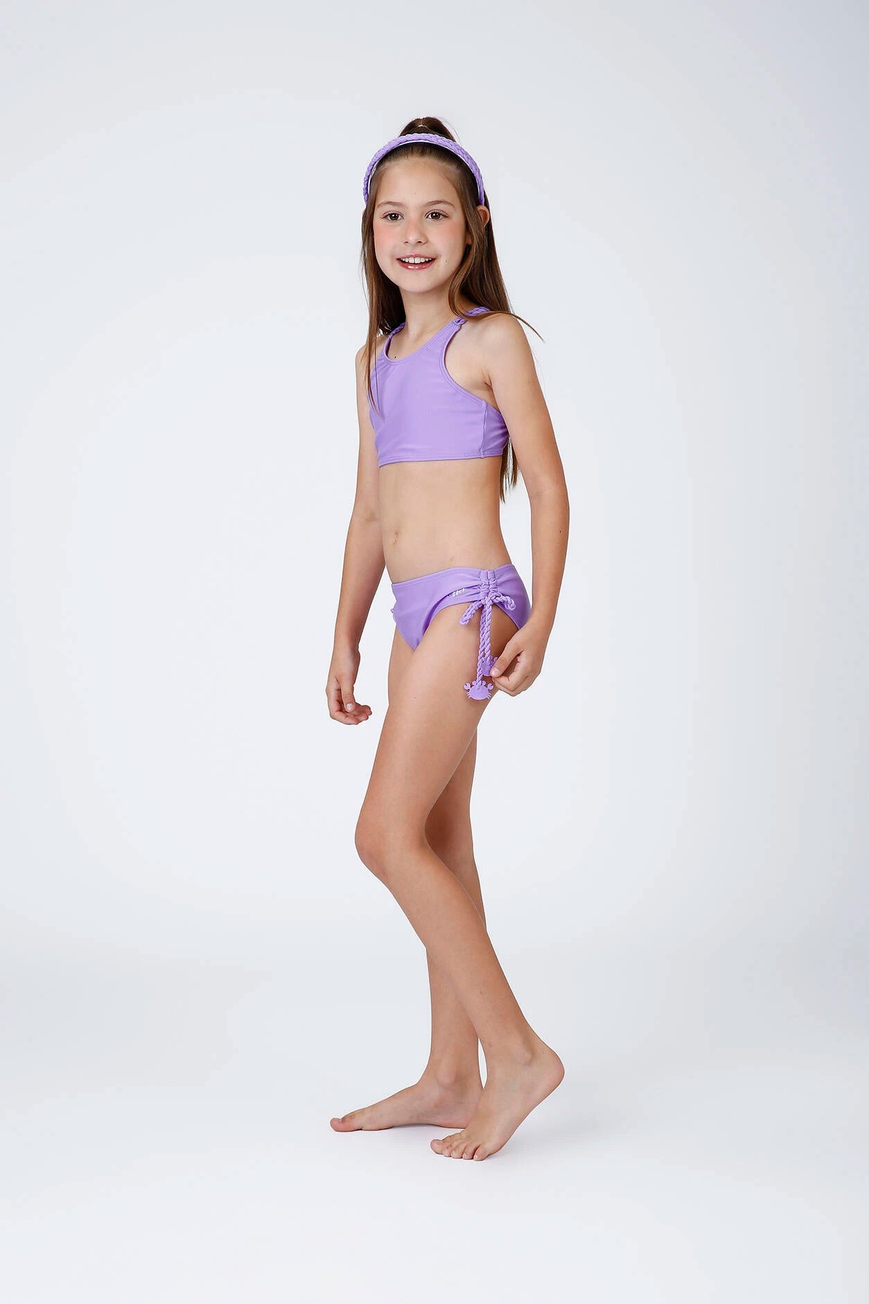 Biquíni Infantil Siri Kids Lilás Rose Lavanda 43297
