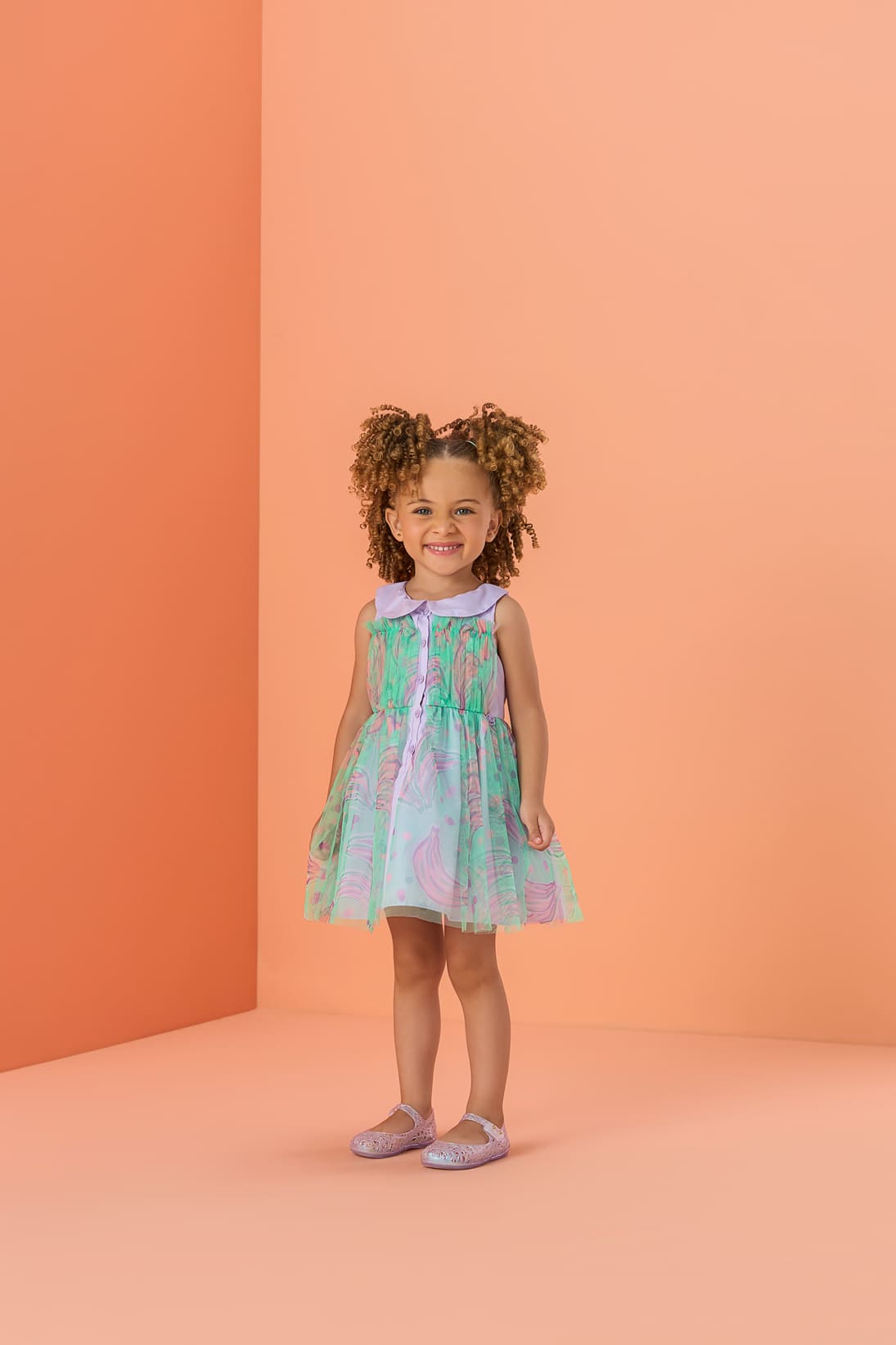 Vestido Infantil Mon Sucre Verão Bananinha