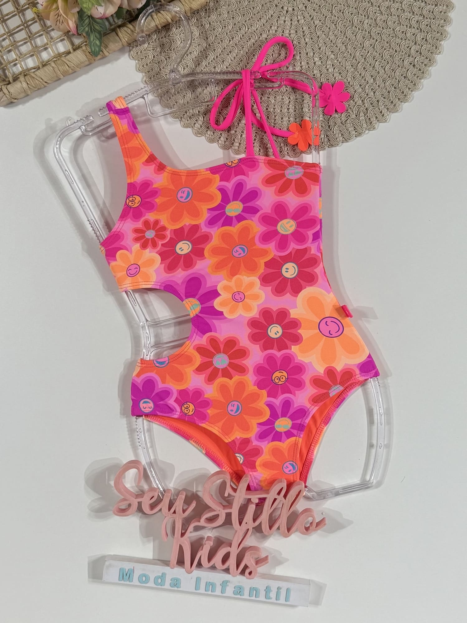 Maiô Infantil Siri Kids Laura Happy Flower 40225