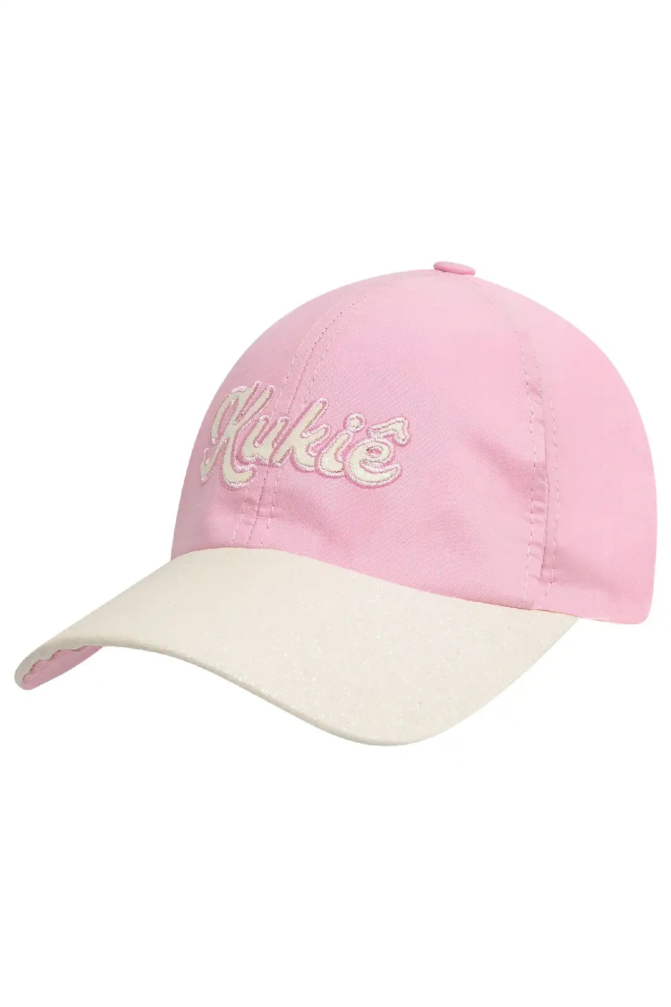 Boné Infantil Kukie Verão Rosa com Glitter
