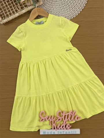 Vestido Infantil Bimbi Verão Verde