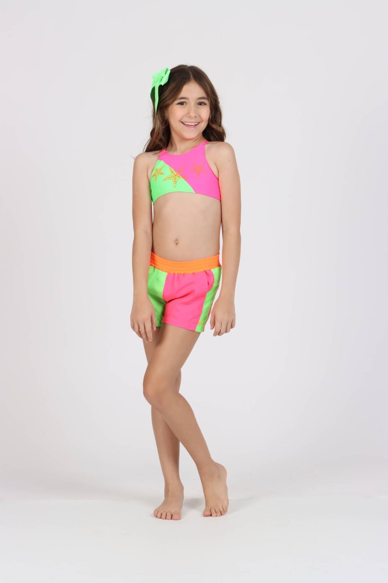 Shorts Infantil Siri Kids Thais Verde 40088
