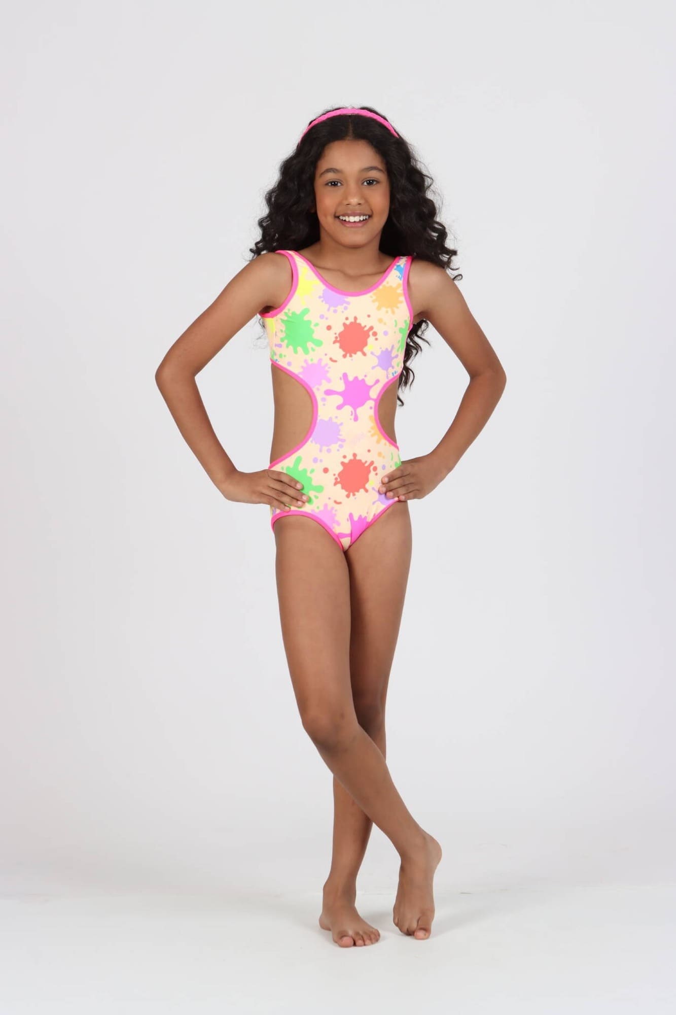 Maiô Infantil Siri Kids Dupla Face Carol Colorir 40099