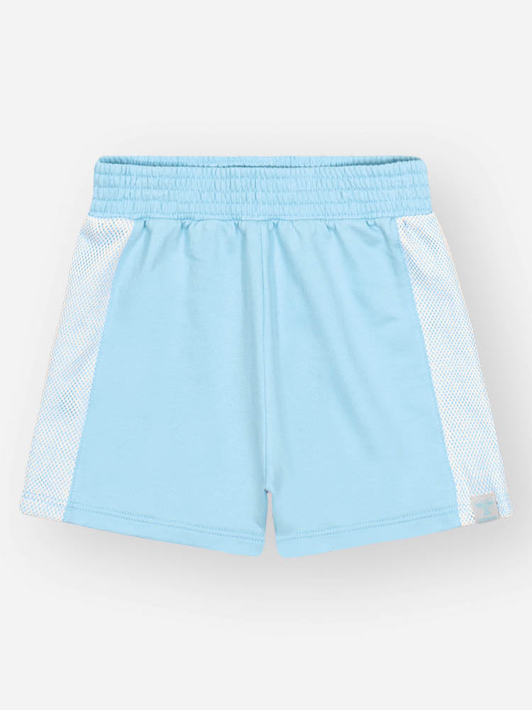 Conjunto Infantil Cinti Verão com Shorts e Blusa Azul Menininha Tênista