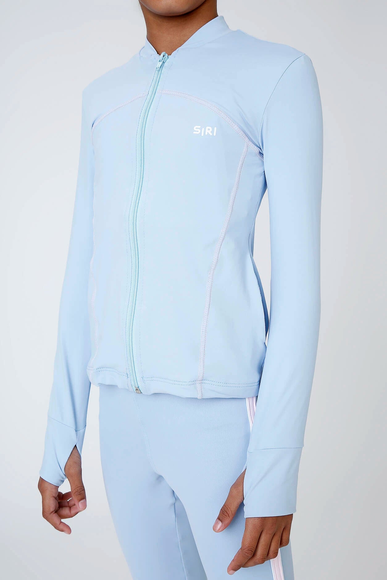 Jaqueta Infantil Siri Kids Sports Jessica Acqua Azul 42646