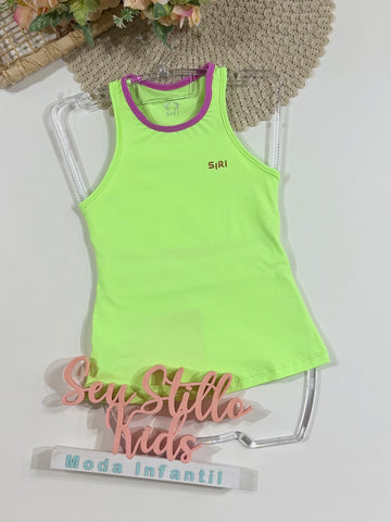 Regata Infantil Siri Kids Sports Julia Chloe Verde Neon 42668
