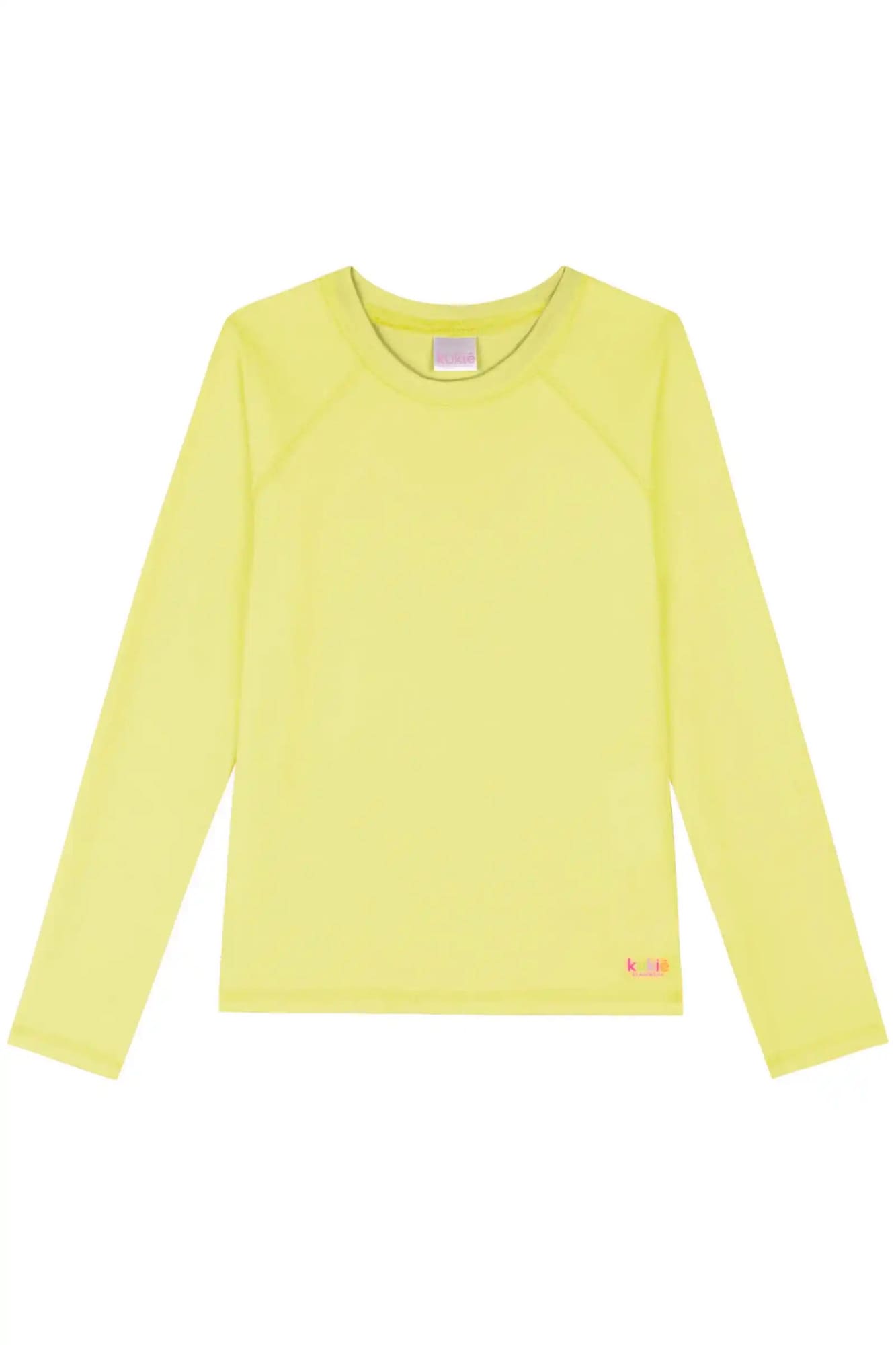 Blusa Infantil com Proteção Solar Kukiê Verão Amarelo