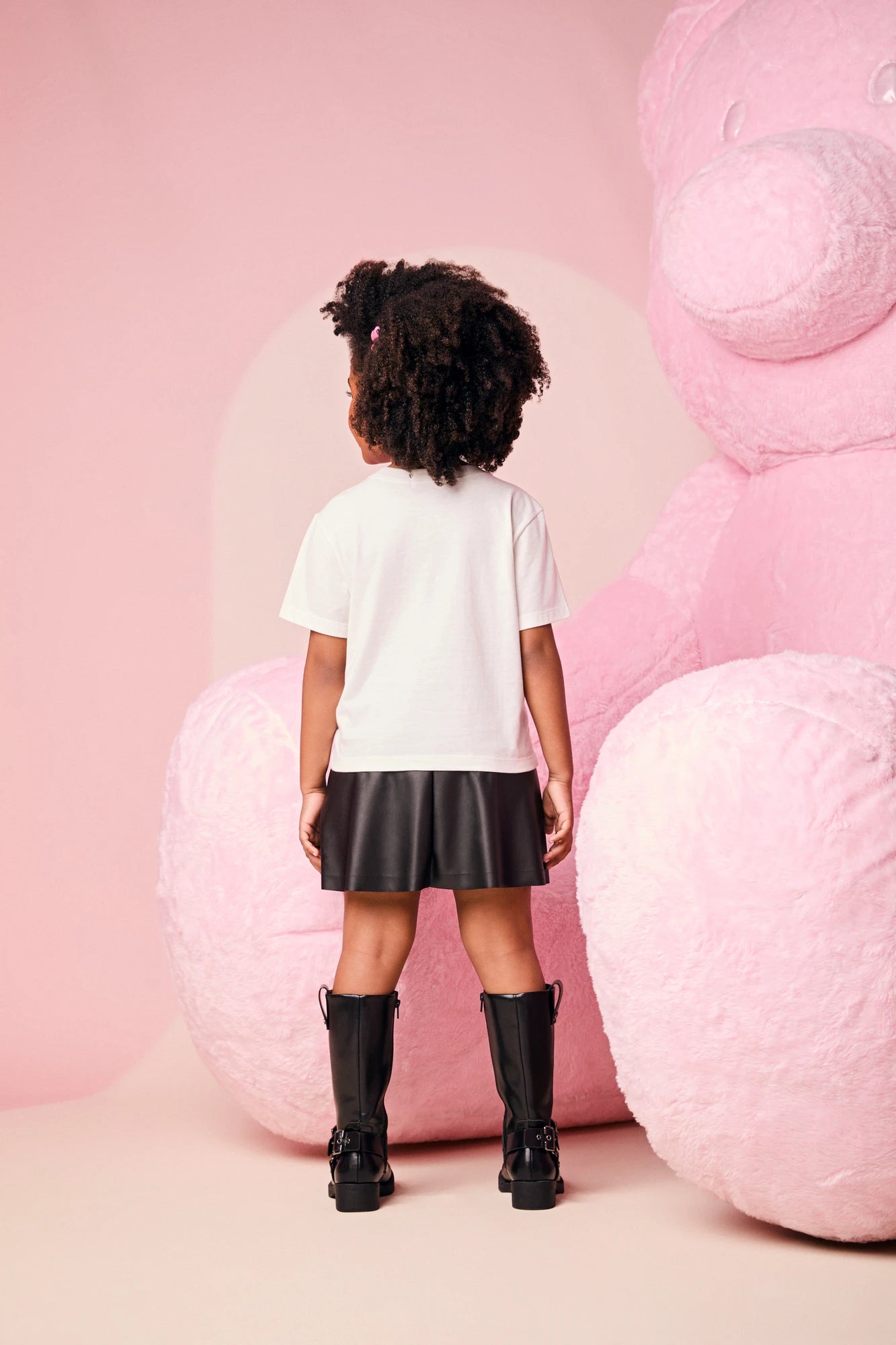 Conjunto Infantil Momi Inverno com Saia Preta e Blusa Manga Curta Favorite Things