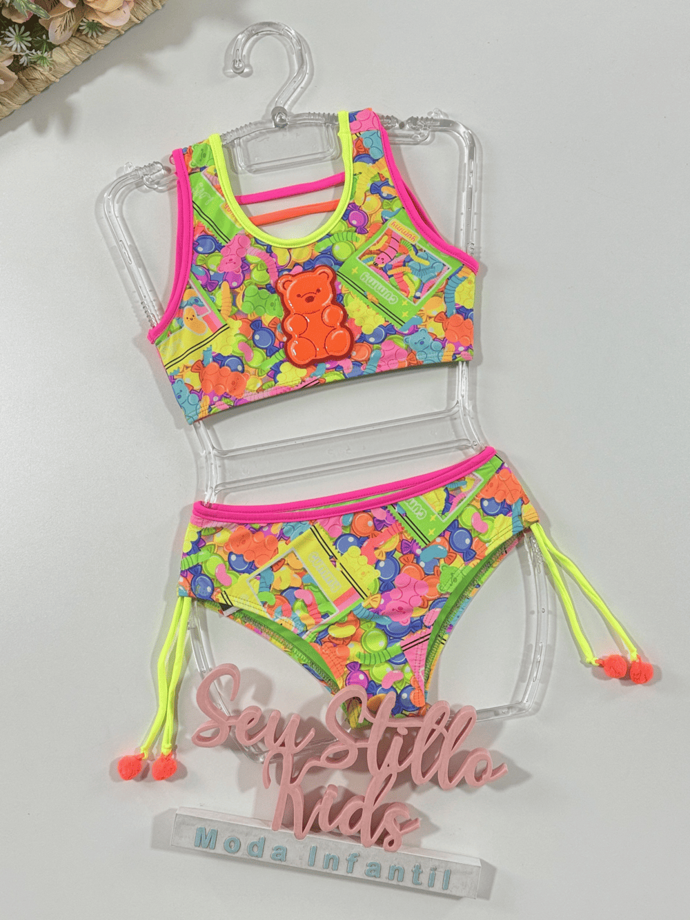 Biquíni Infantil Siri Kids Cropped Antonela Gummy 39018