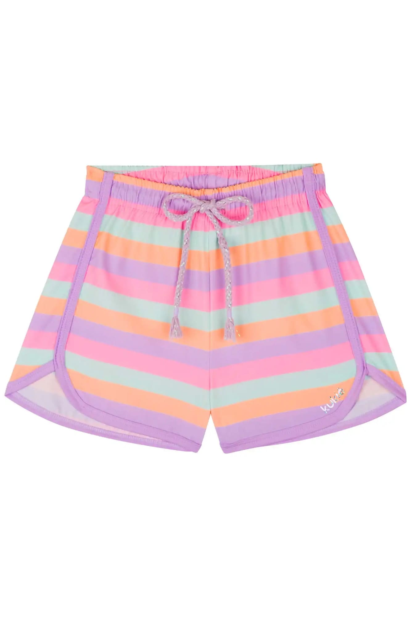 Shorts Infantil Kukiê Verão Nylon Listrado