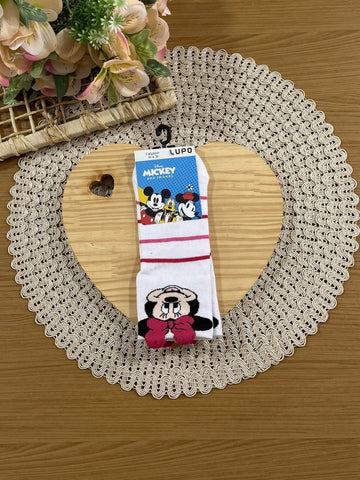 Meia Infantil Lupo Cano Curto Minnie Disney