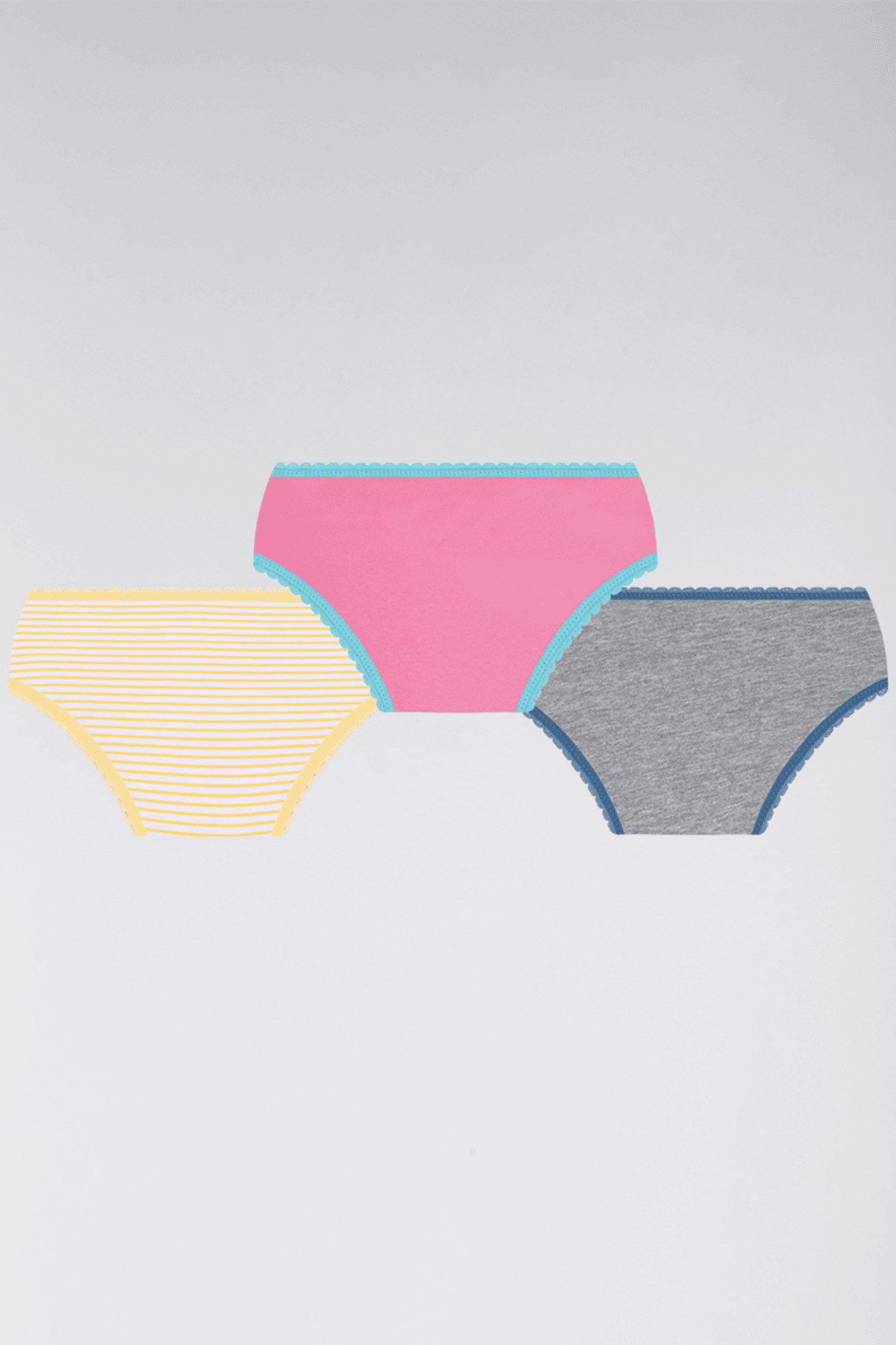 Kit Calcinha Infantil Lupo Princesas Disney