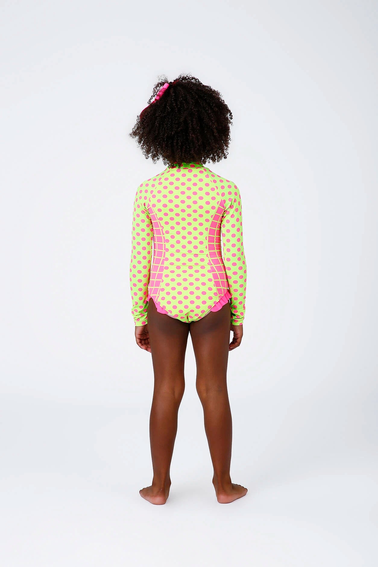 Maiô Infantil Siri Kids Cropped Manga Longa Verde Larissa Turtle 43268
