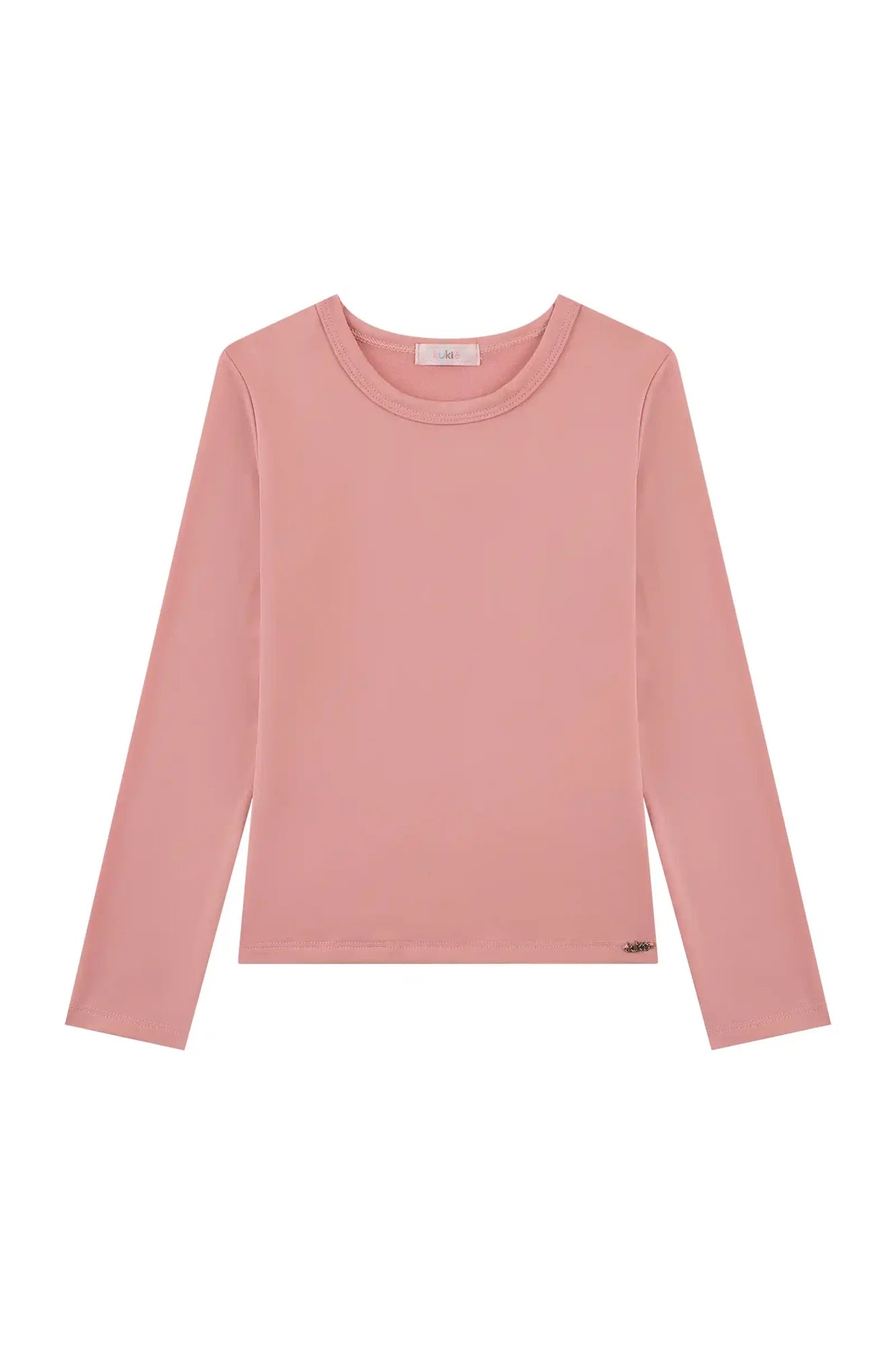 Blusa Infantil Kukiê Inveno Térmica Manga Longa Rosa