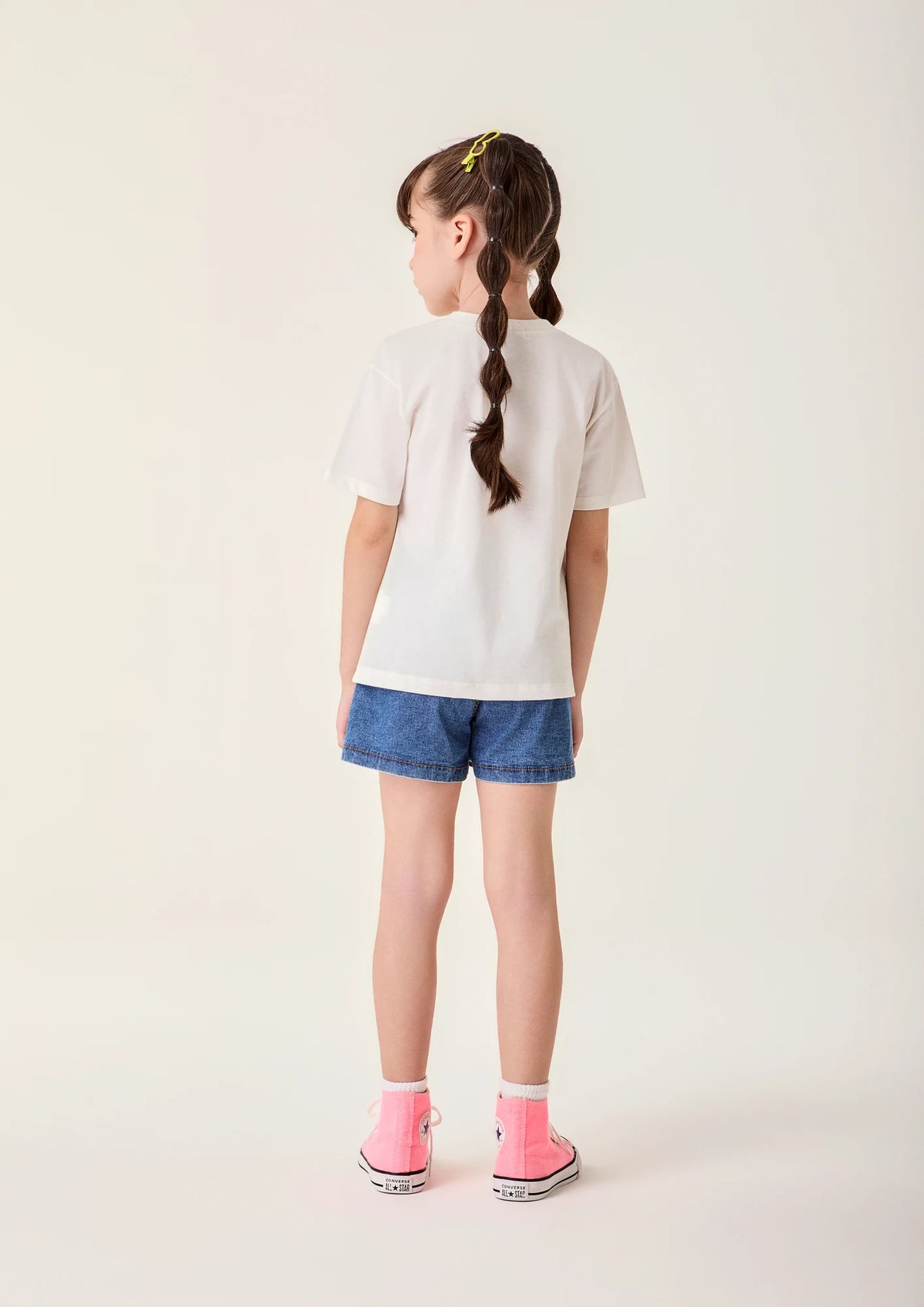 Blusa Infantil Menina Bimbi Branca Borboletinha Floral