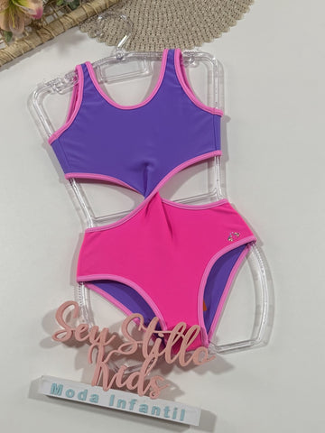 Maiô Infantil Siri Kids Dupla Face Carol Euforia 40262