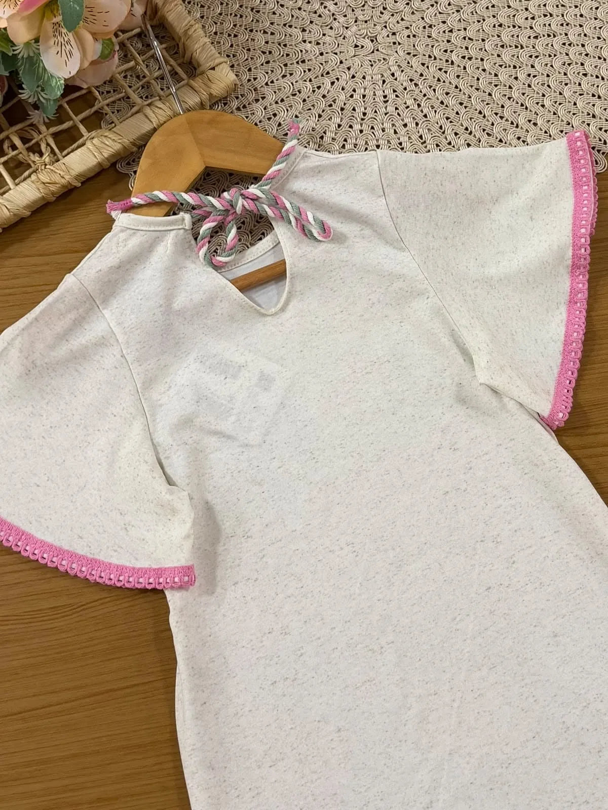 Vestido Infantil Kukiê Verão Off White Menininha Cantora