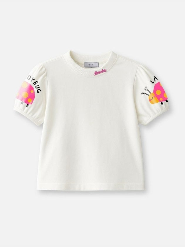 Blusa Infantil Bimbi Verão Branca Joaninha