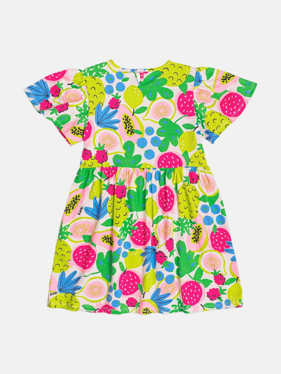 Vestido Infantil Bimbi Colorido Frutinhas