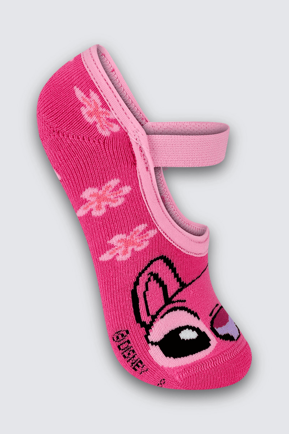 Meia Infantil Lupo Sapatilha Antiderrapante Stitch Disney
