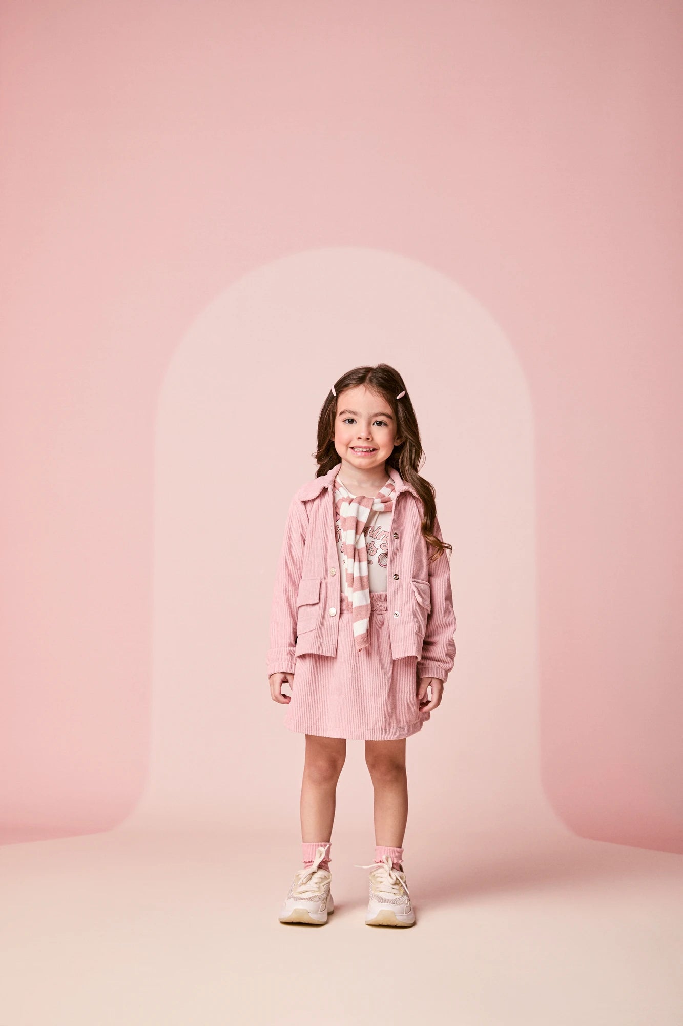 Jaqueta Infantil Momi Inverno Rosa