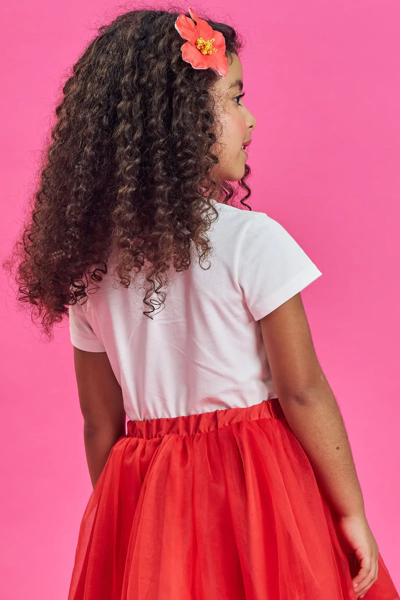 Blusa Infantil Kukiê Verão Branca Princesa Moana