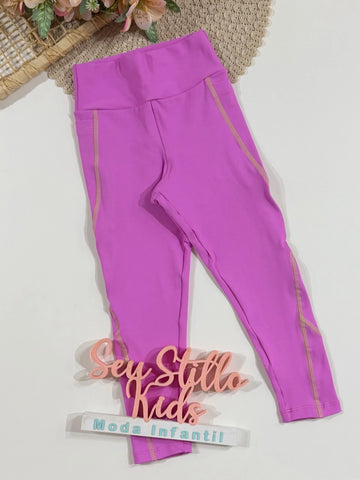Calça Legging Infantil Siri Kids Sport Isa Rosa 42664