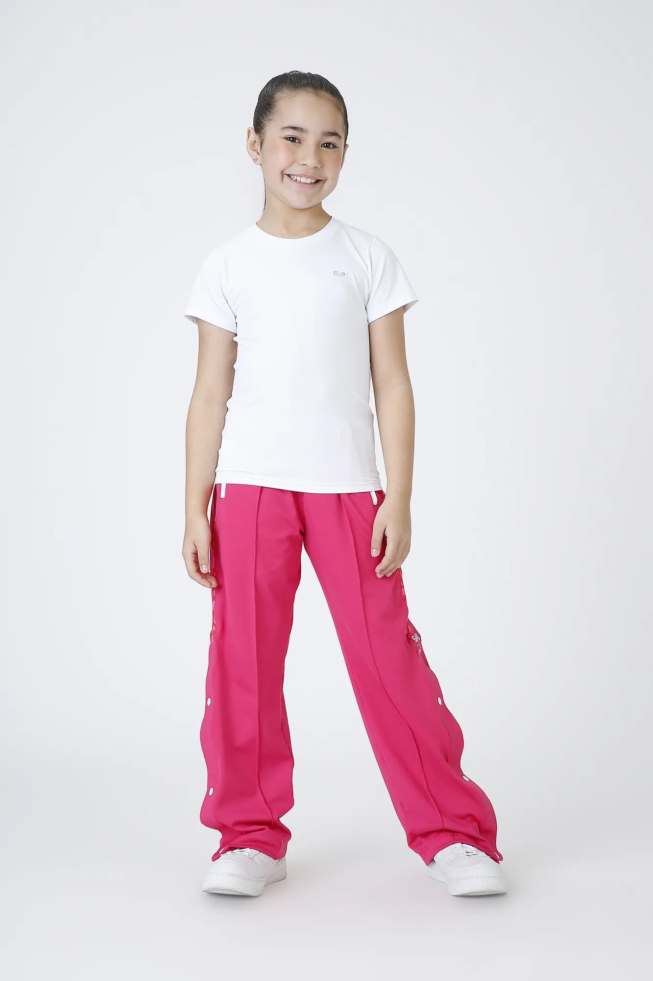 Calça Infantil Siri Kids Sport Térmica Bia Pink 42677