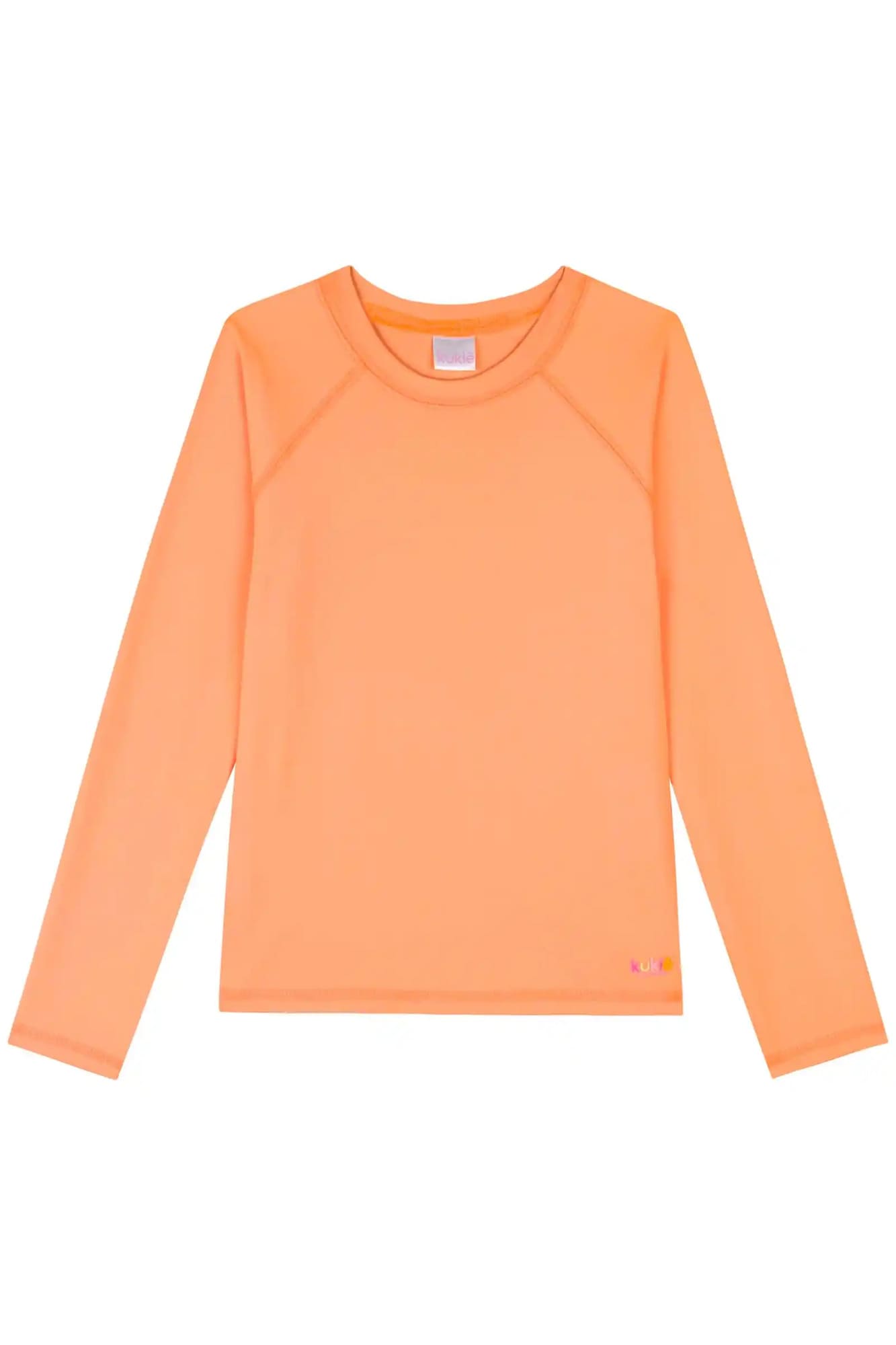 Blusa Infantil com Proteção Solar Kukiê Verão Laranja