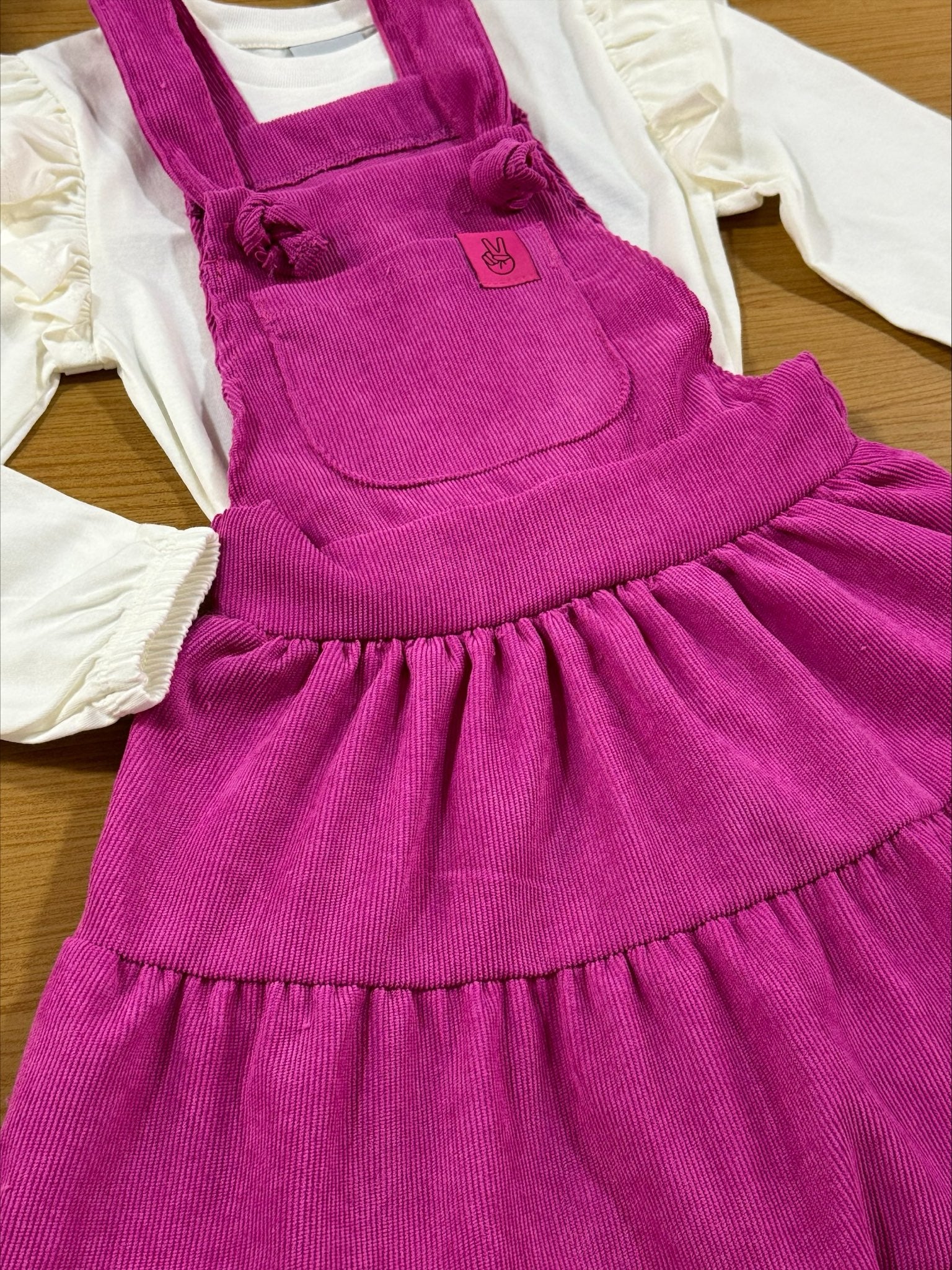 Salopete Infantil Catavento Inverno com Blusa Manga Longa