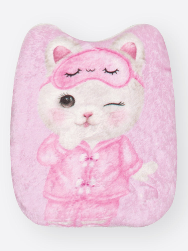 Pijama Infantil Cinti Inverno com Calça e Casaco Rosa Bichinhos