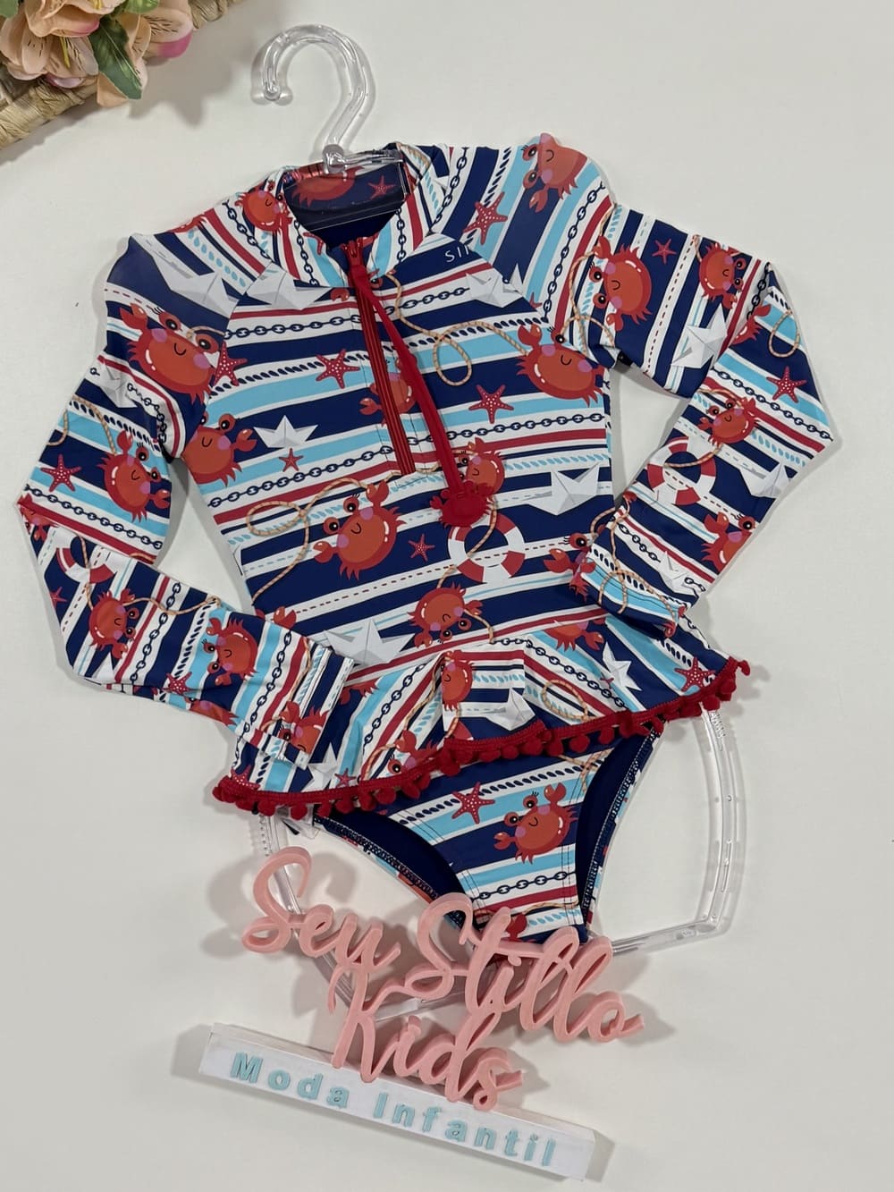 Maiô Infantil Siri Kids Lais Sirizinho 39298