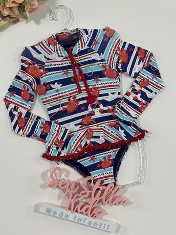 Maiô Infantil Siri Kids Lais Sirizinho 39298