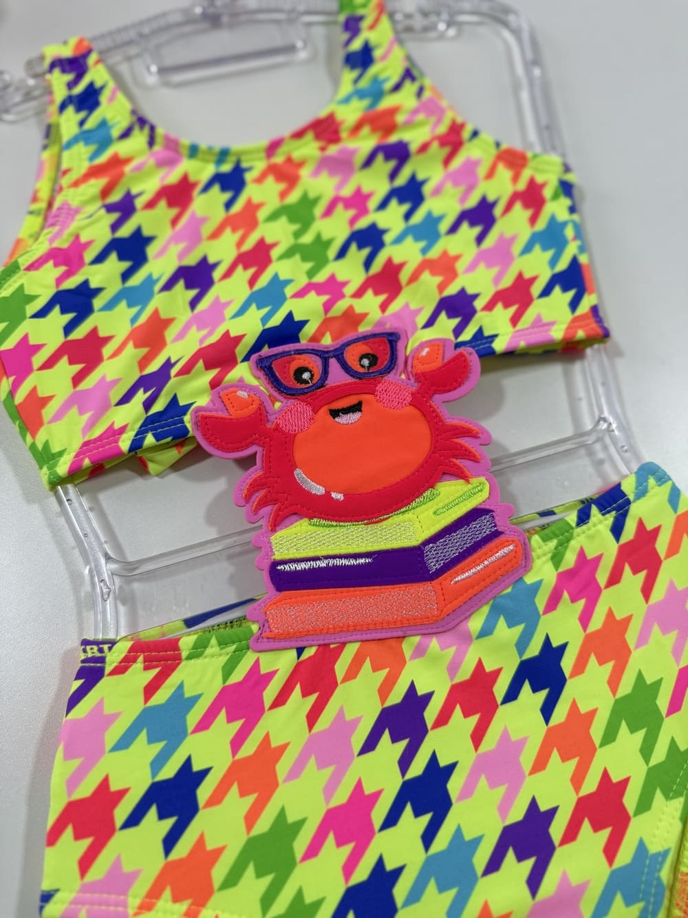 Maiô Infantil Siri Kids Linda Nerd Xadrez 39081